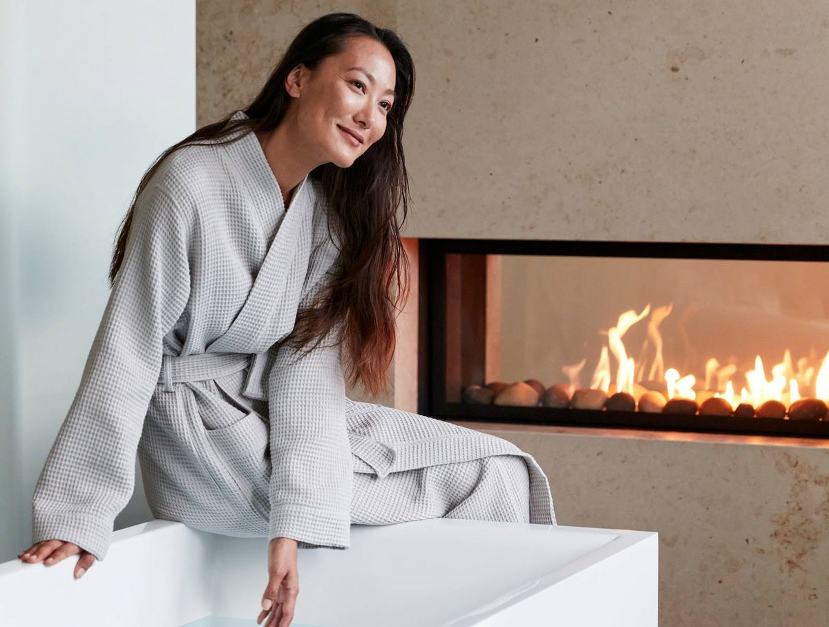 Organic Waffle Robe A78546