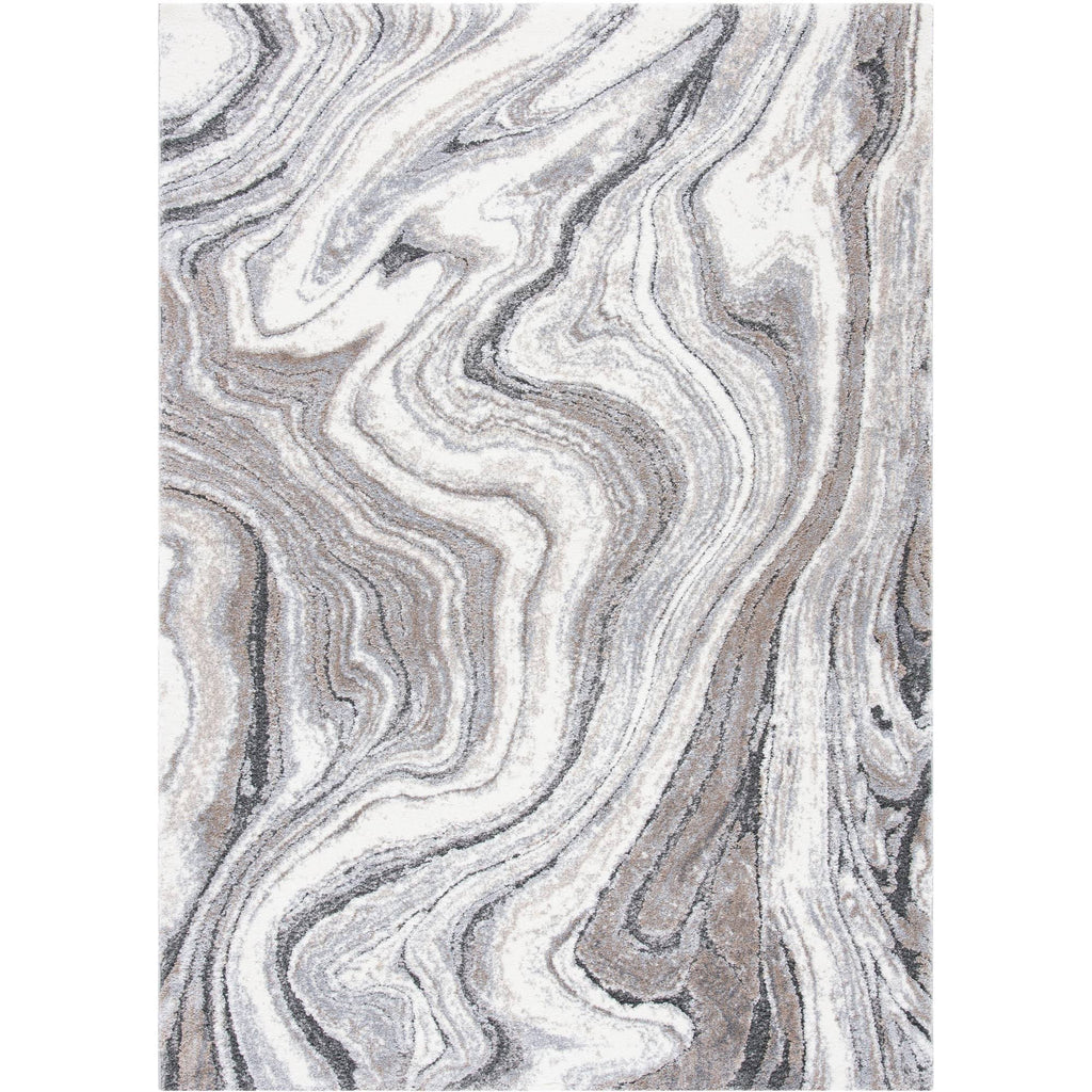 Shag Rug Grey / Beige 4-5 x 6-5 J7428