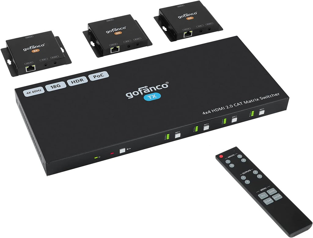 1x2 HDMI Extender Splitter Full HD 1080p Over Ethernet Cable with HDMI Loopout K242