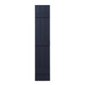 Dark Navy 59x22 H x 11x22 W Closed Board and Batten Shutter S702514