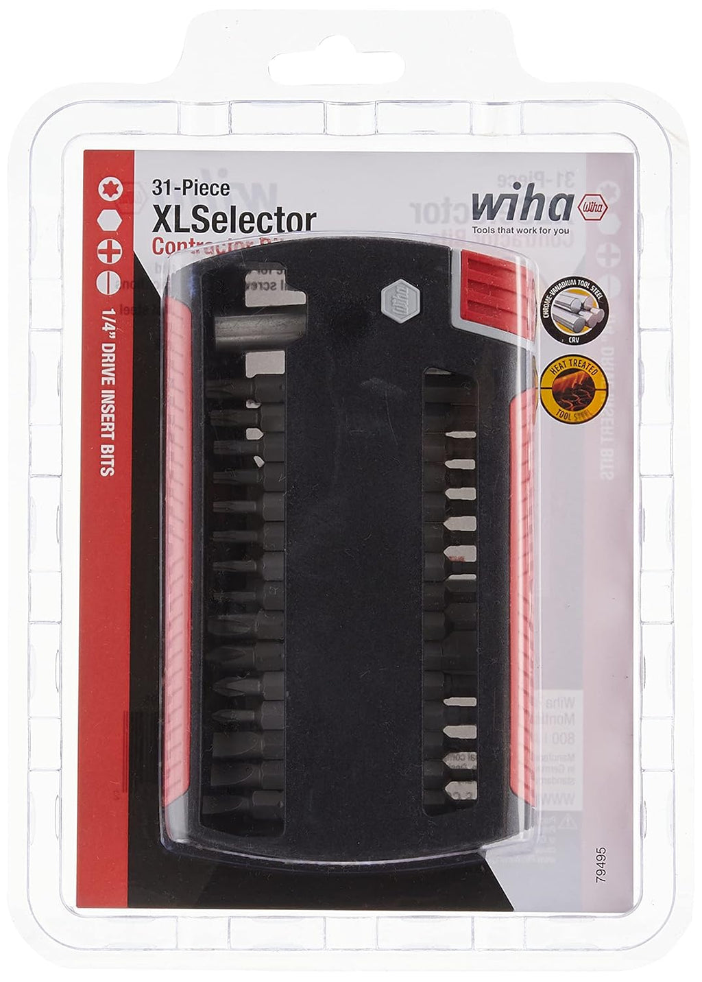 31-Piece Slotted Phillips TORX Hex Bit Set V488539