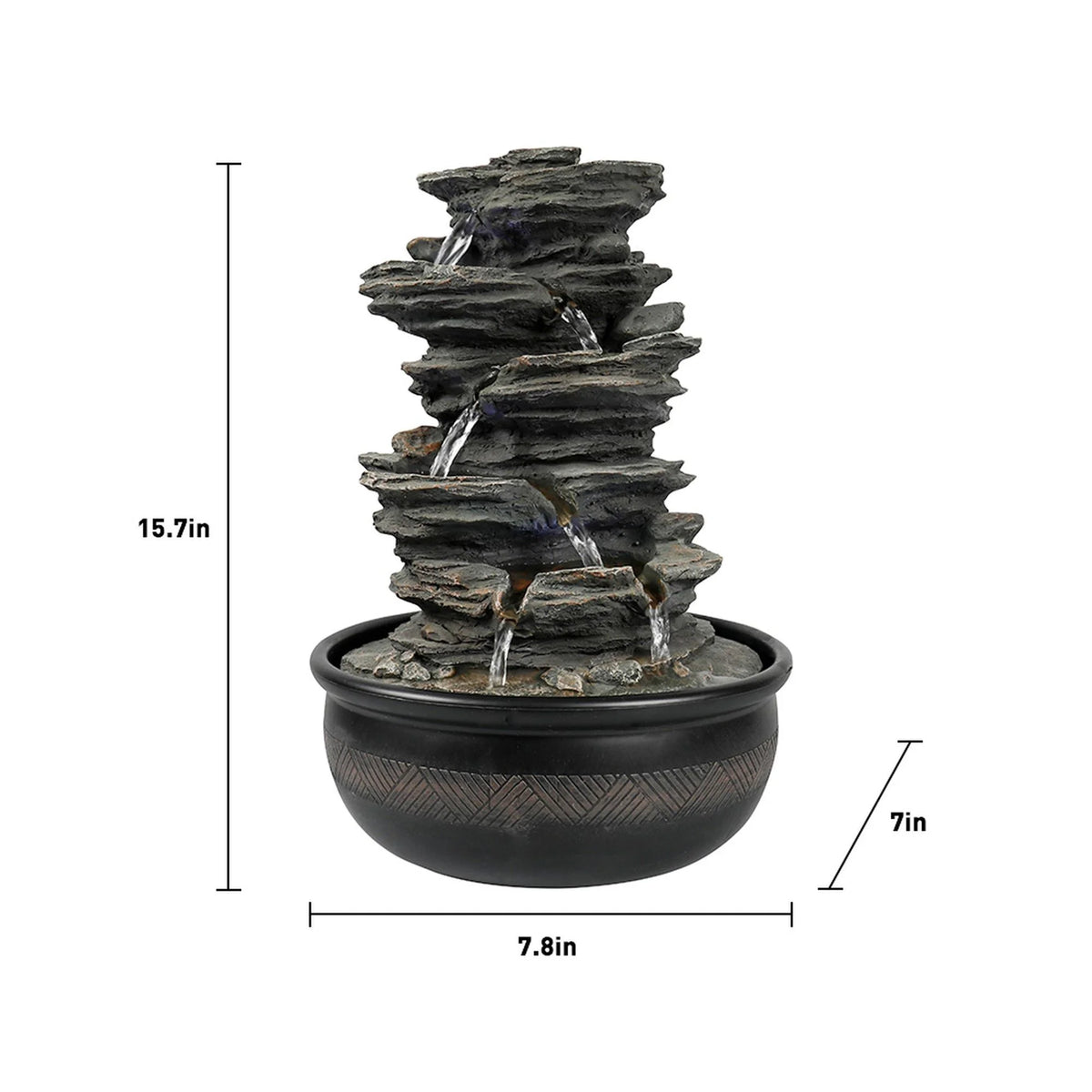5-Tier Waterfall Fountain J514872