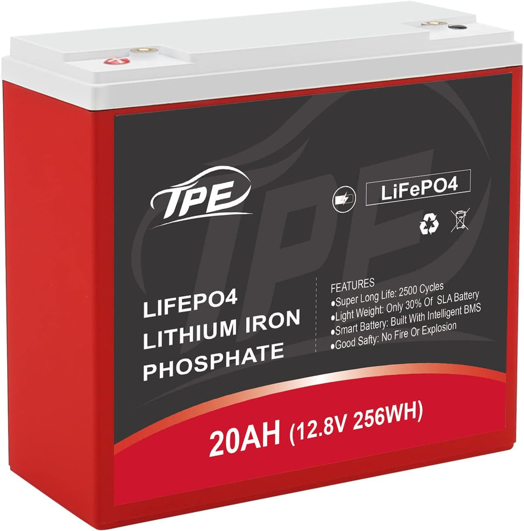 12V 100AH Deep Cycle Lithium Iron Phosphate Battery with Built-in BMS P35909