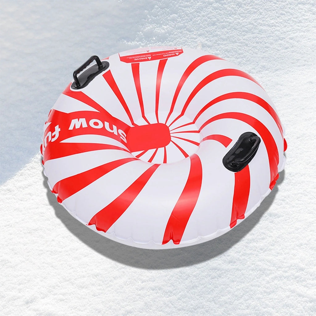 Red And White Spiral Inflatable Ski Ring 96CM P574