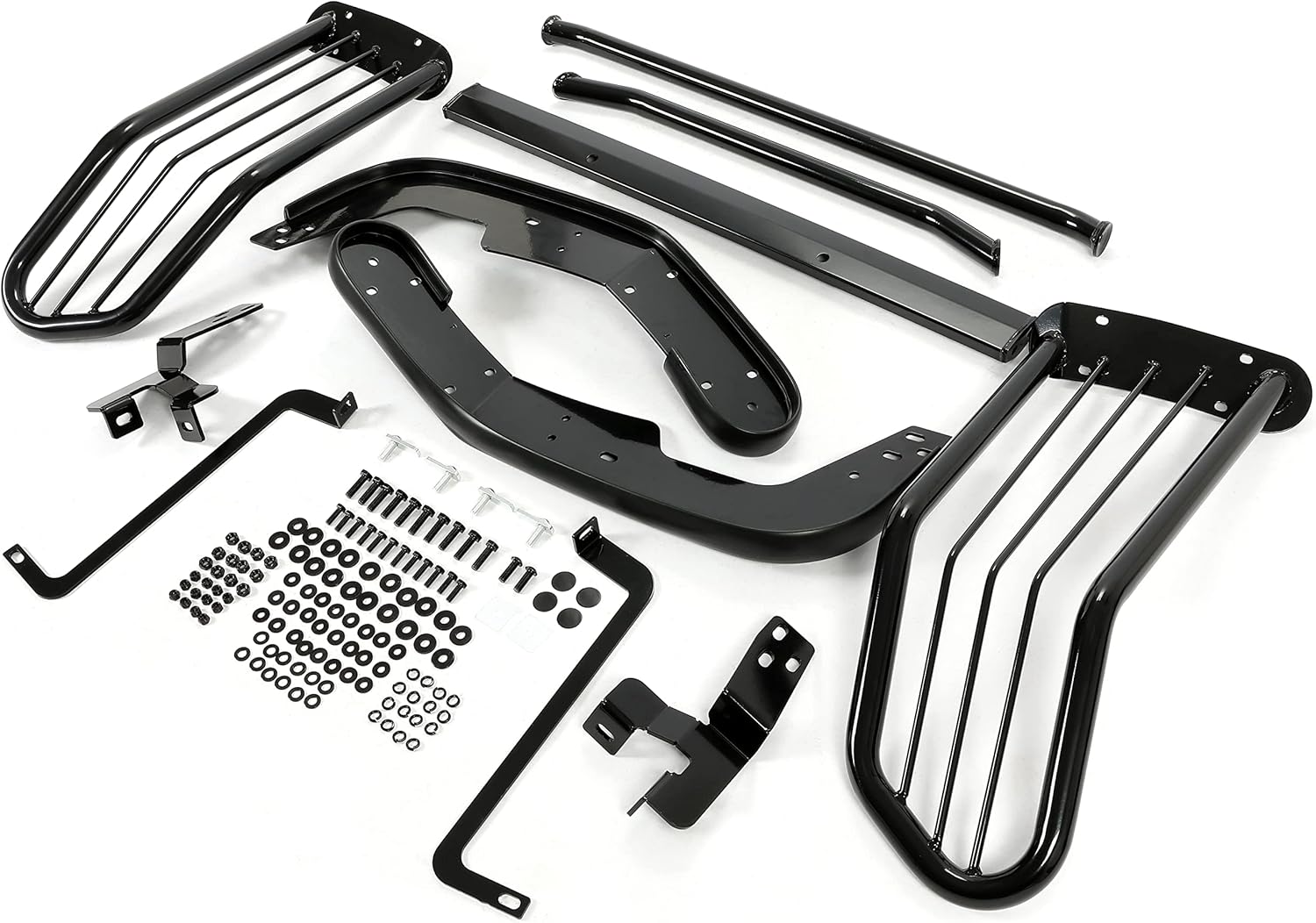 Black Steel Front Bumper Grille Brush Guard A449668