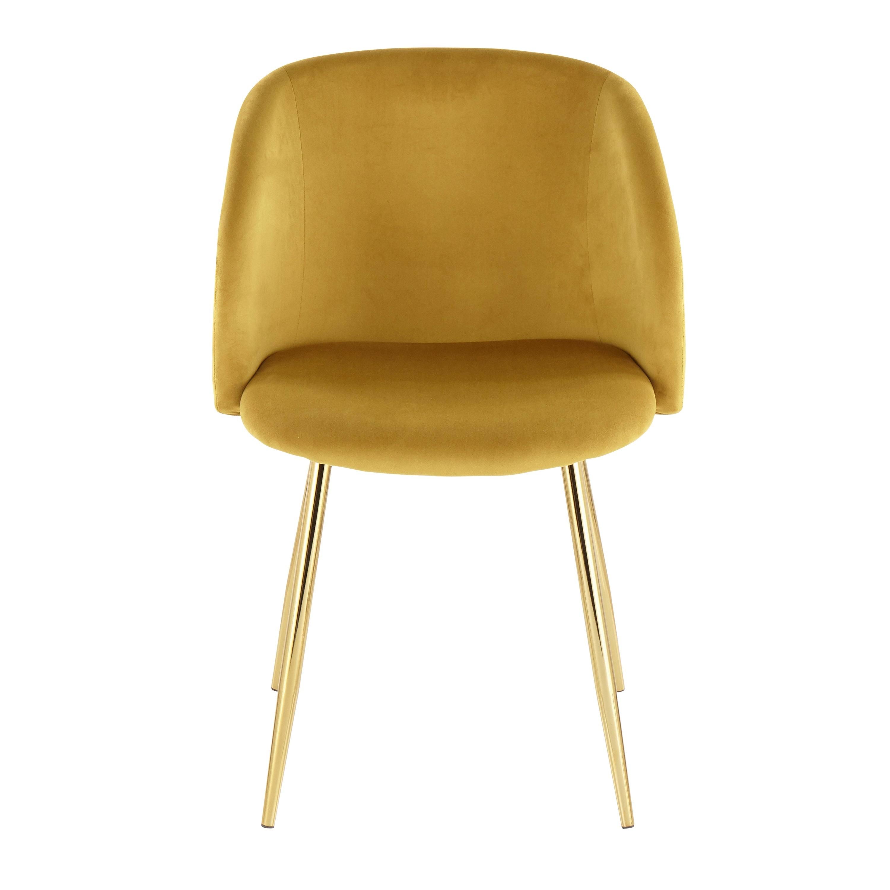 Black Velvet and Chrome Chair Set of 2 C59718