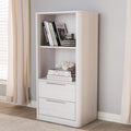 2 Shelf Bookcase in Whitewash Q12840