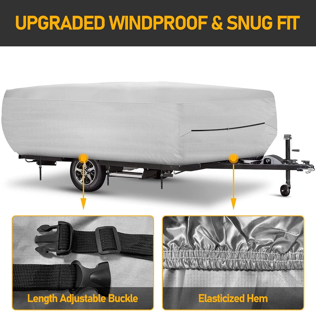 500D Oxford Waterproof Pop-up Camper Cover S48697
