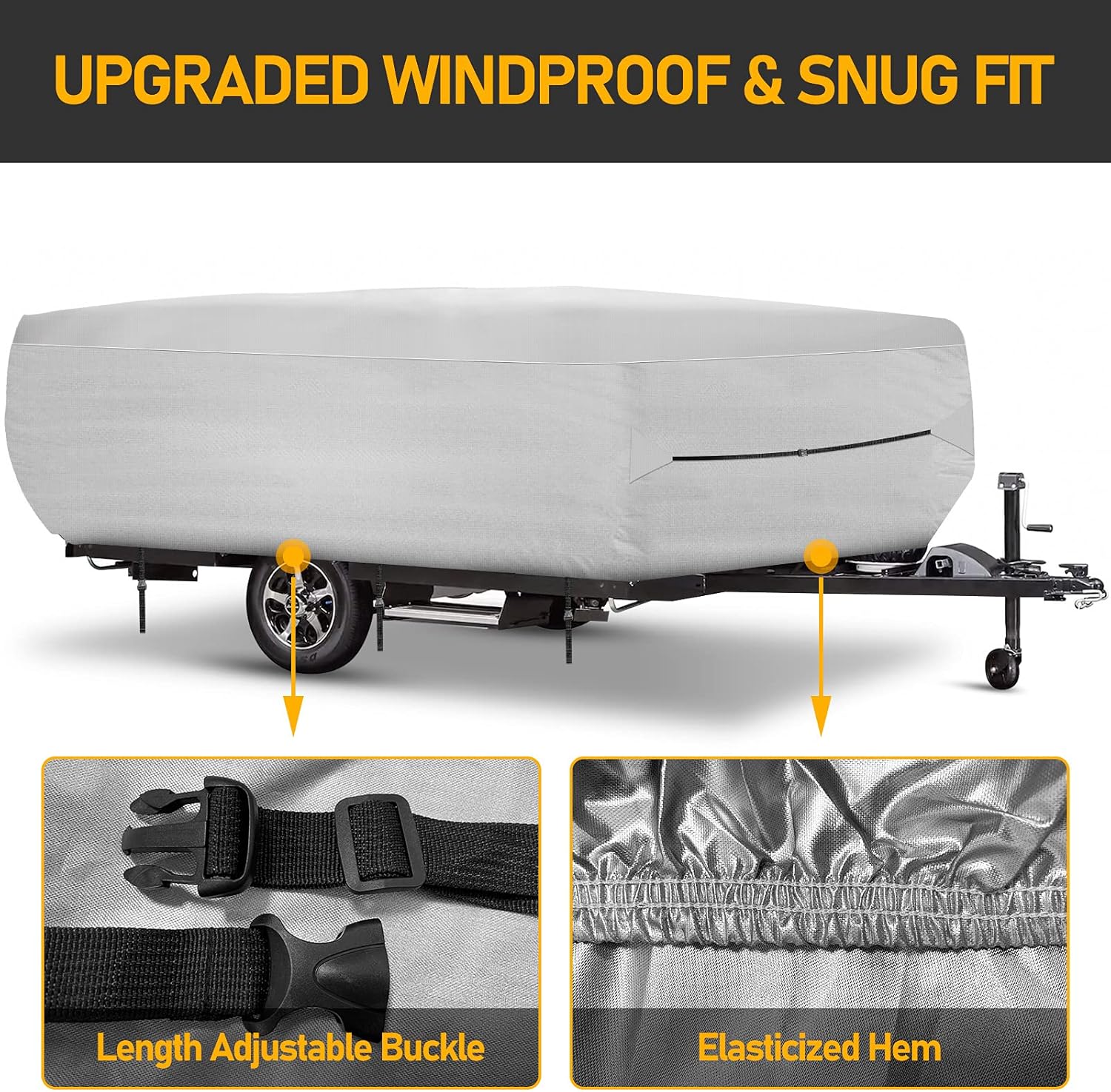 500D Oxford Waterproof Pop-up Camper Cover S48697