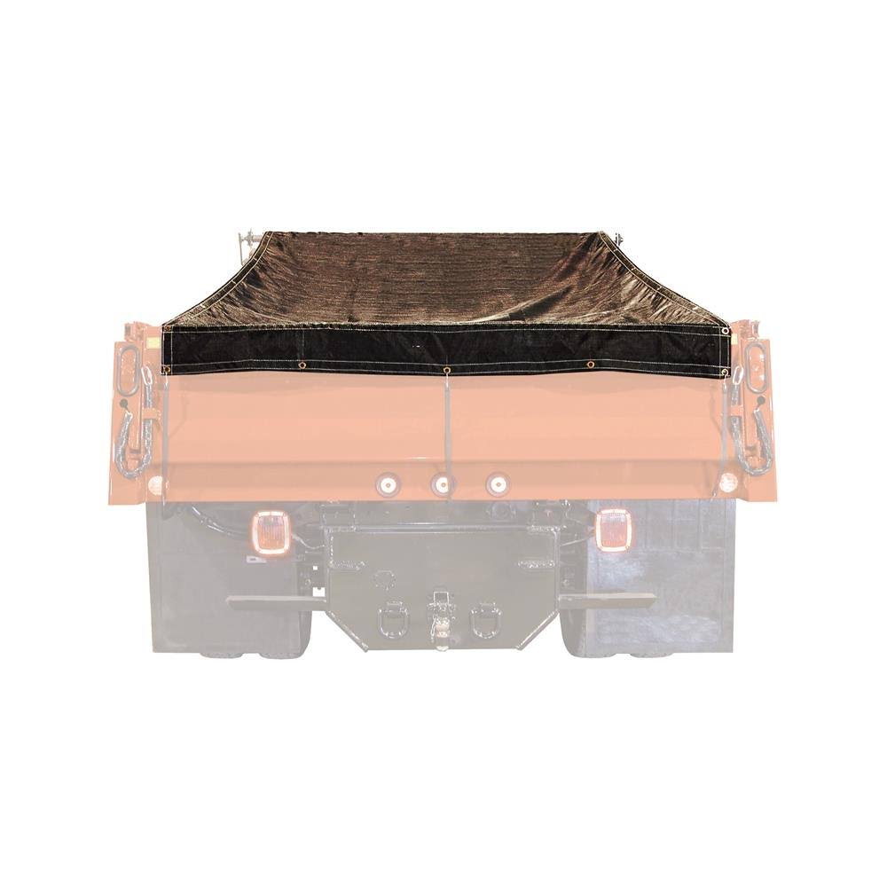 Vinyl Replacement Tarp, 7 x 18 ft., Black J92066