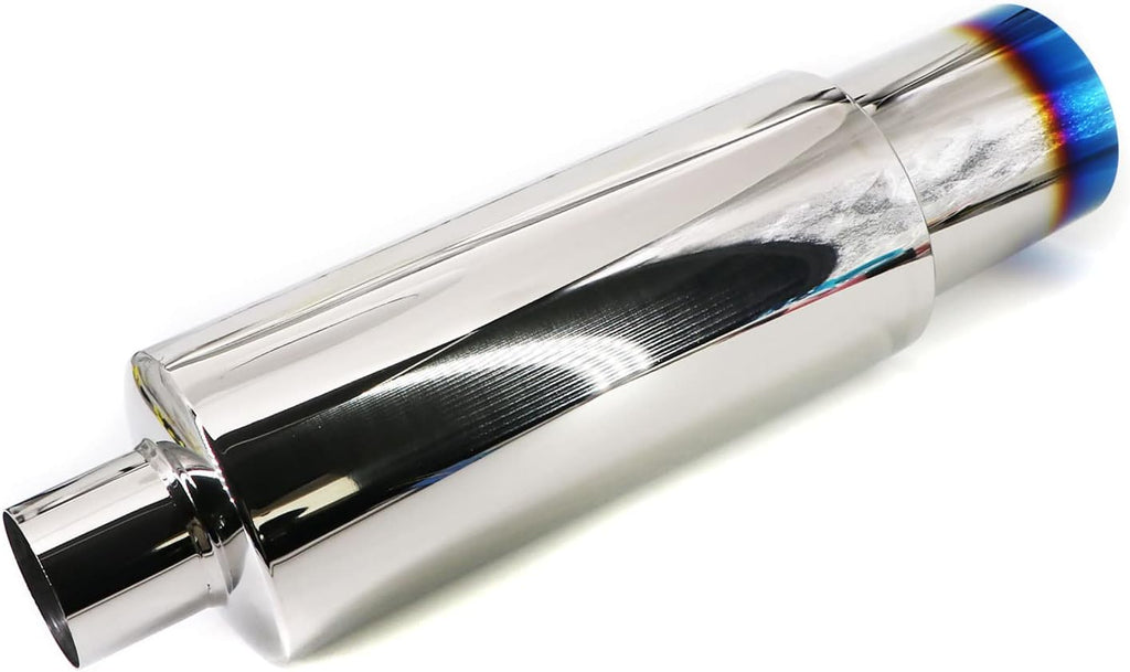 Blue Burnt Stainless Steel Exhaust Tip Pack of 2 L332