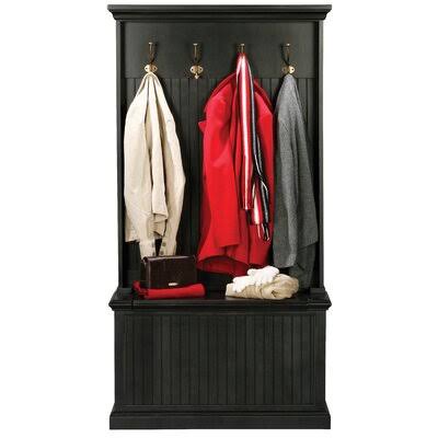 Solid Wood Hall Tree with Bench H82456