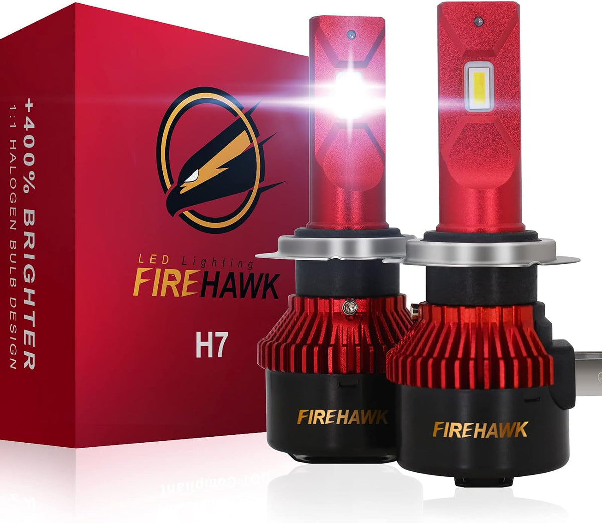 H7 LED Bulbs, 6000K Cool White, Halogen Replacement Conversion Kit, Pack of 2 R32890