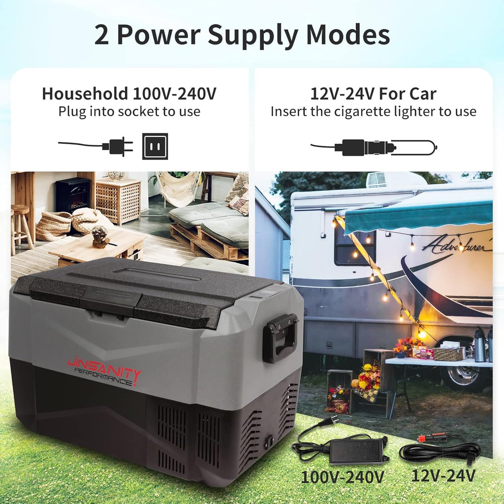 30 Quart Dual Temperature Control Portable Fridge F84401