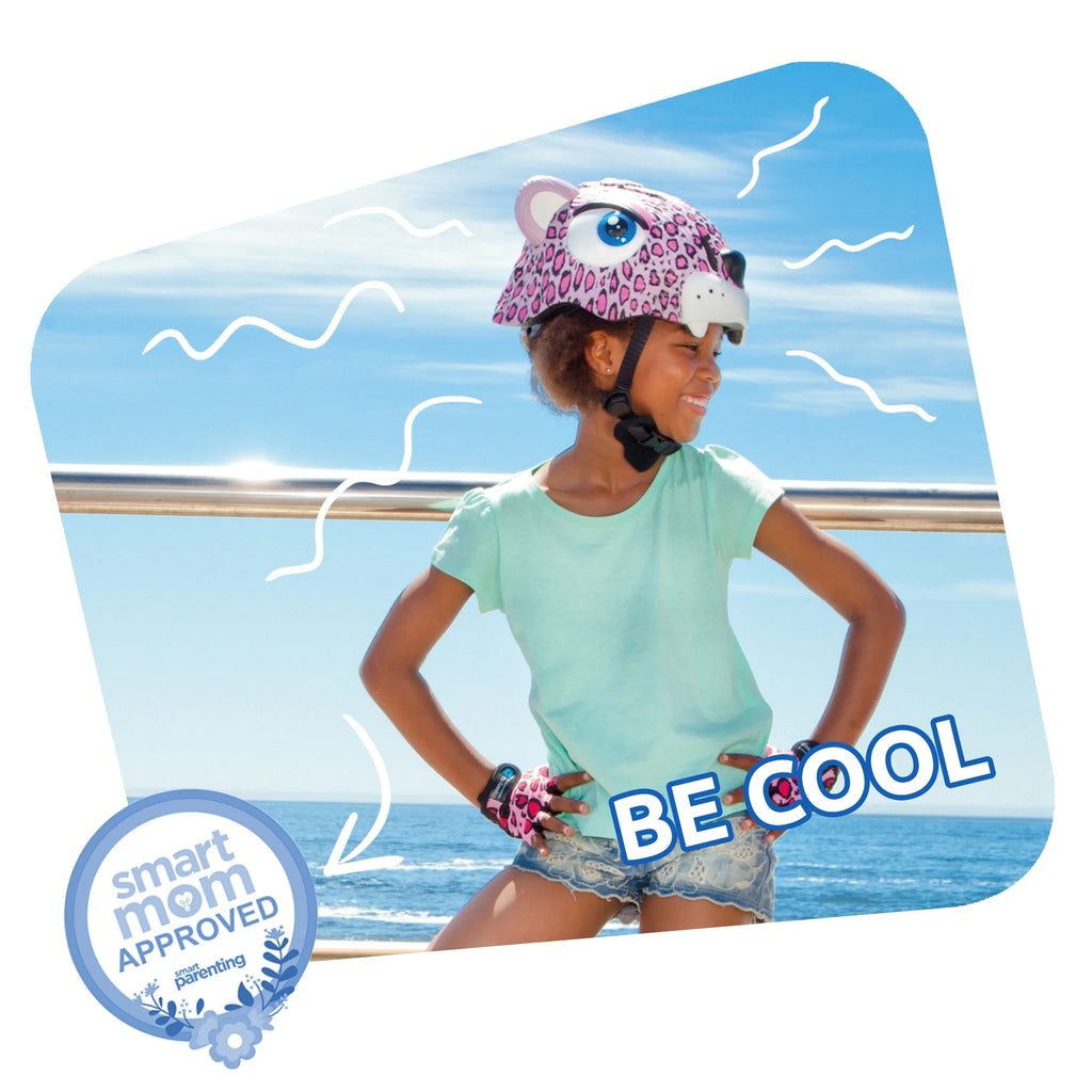 Pink Leopard Kids Bike Helmet N51597