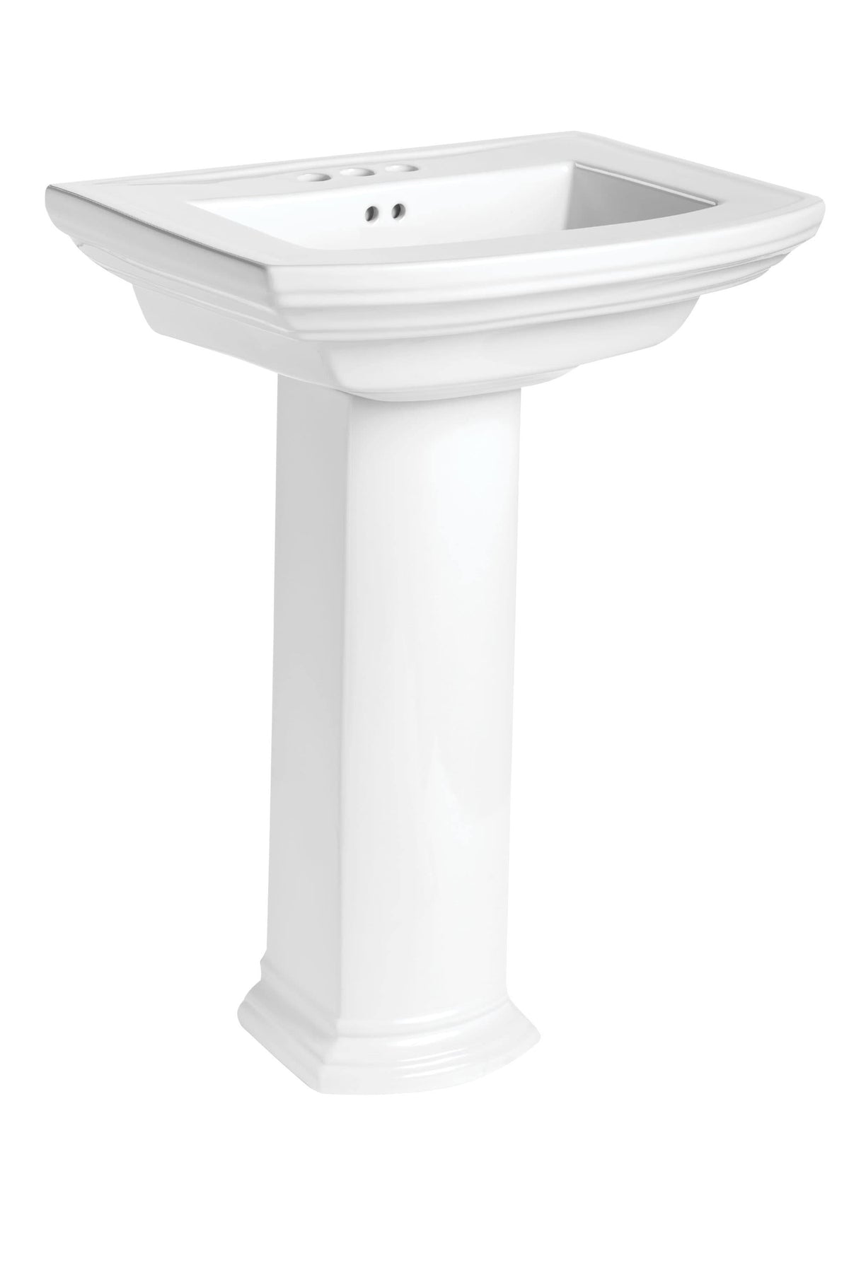 White Pedestal Combination Lavatory T64747