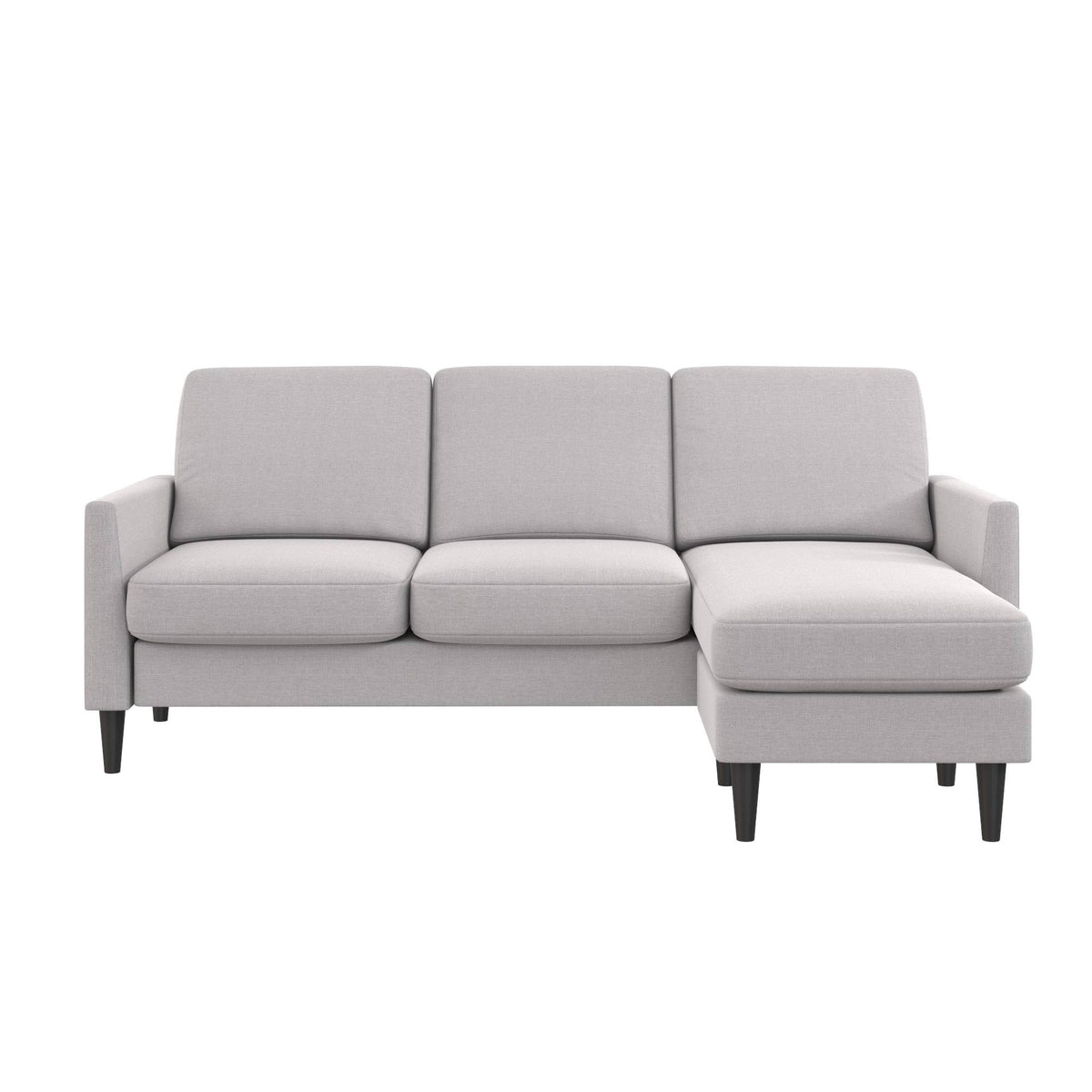 Light Gray Linen Sofa Sectional M61175