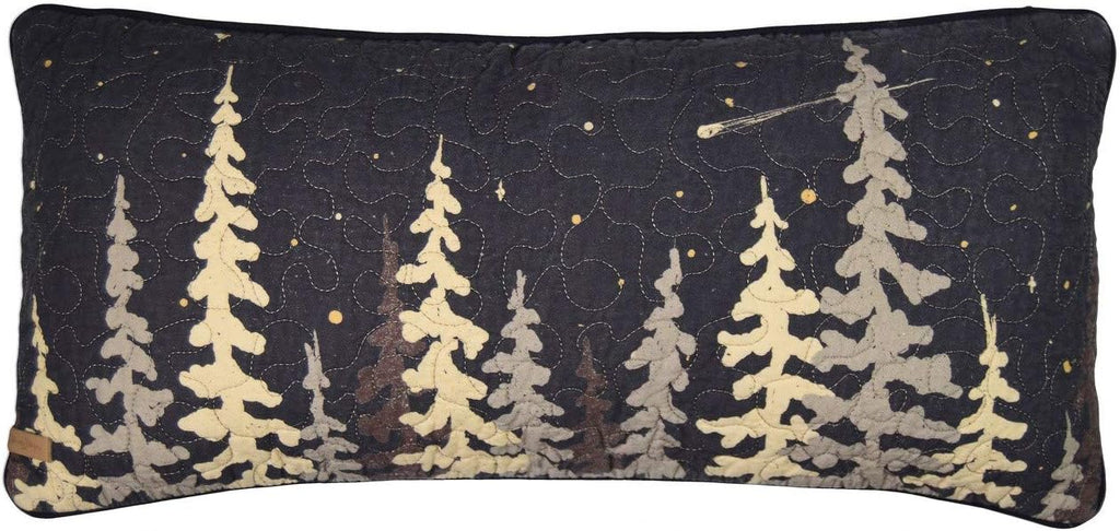 Machine Washable Lodge Quilt with Forest Pattern O517739