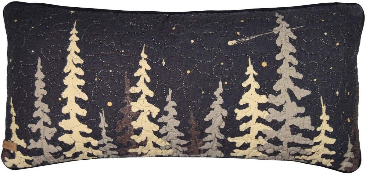 Machine Washable Lodge Quilt with Forest Pattern O517739