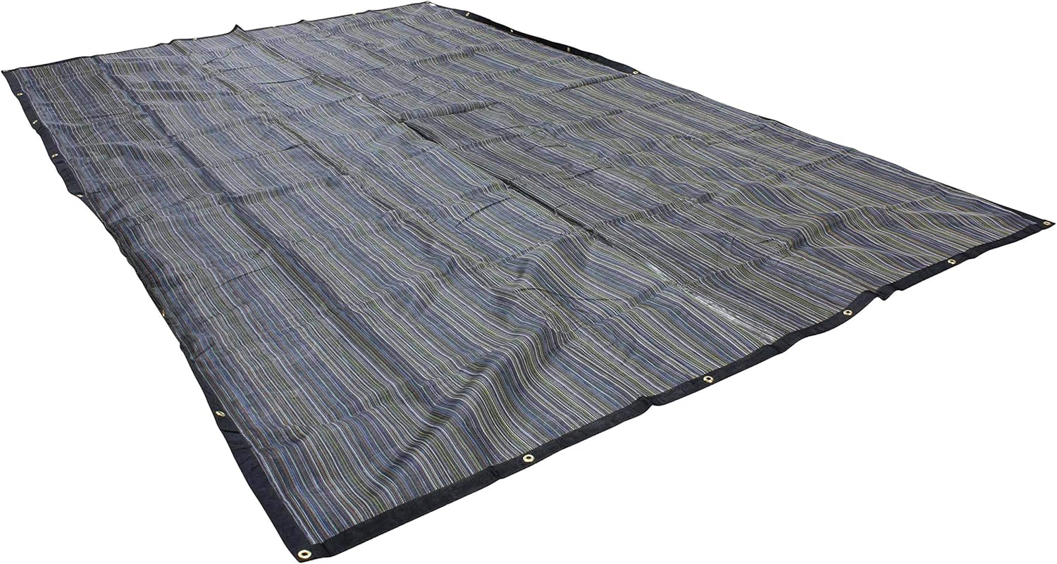 12'x26' 10oz Multi Mesh Tarp PVC Coated Poly Shade Netting Z204980