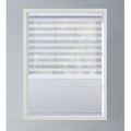 Custom Crystal Blackout and Sheer White Cellular Shade Blind Size: 25v75W x 36L O849