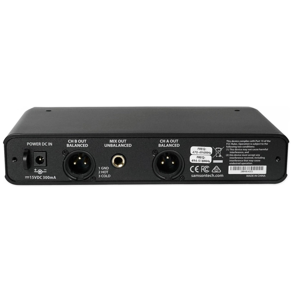Dual Beltpack UHF Wireless Headset Mics V5669