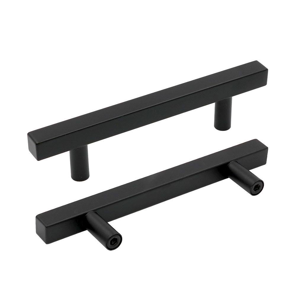 20 Pack Matte Black Cabinet Handles and Knobs, 8'' J8483