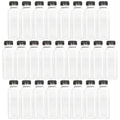 25 pcs Clear Plastic Juice Bottles with Caps L5935