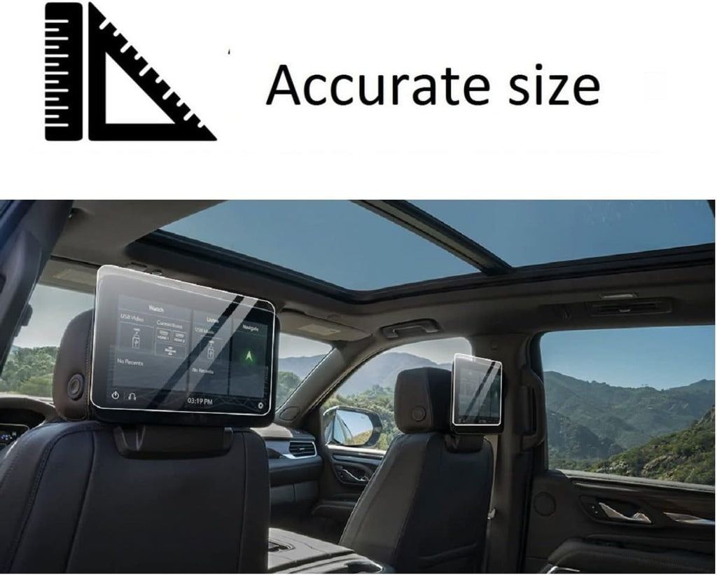 Tempered Glass Screen Protector 2 Pack for 12.6-inch Rear-Seat Media Touch-Screens L584033