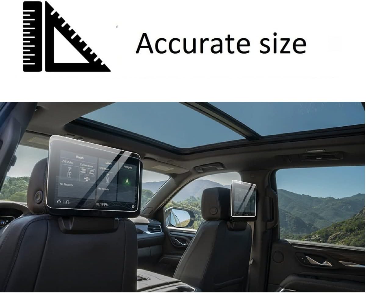 Tempered Glass Screen Protector 2 Pack for 12.6-inch Rear-Seat Media Touch-Screens L584033