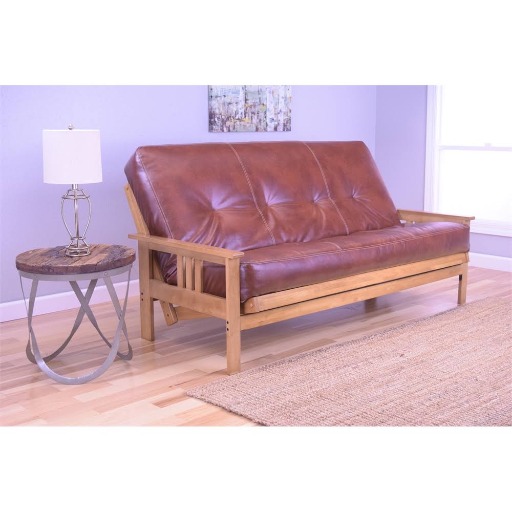Full Futon Frame with Saddle Mattress J6930