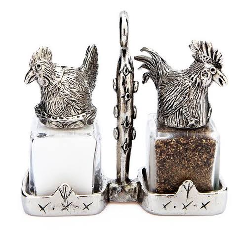 Chicken Rooster Salt Pepper Shakers W697948
