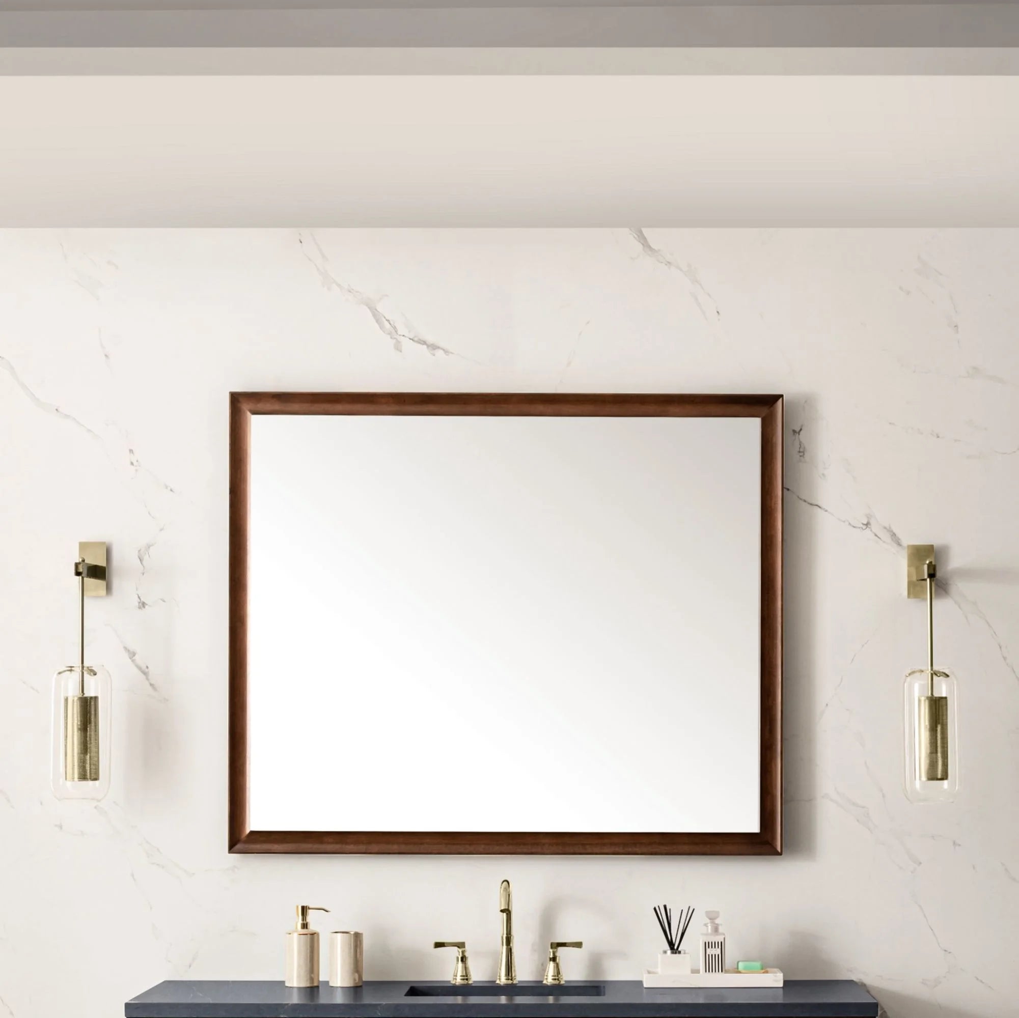 40" X 48" Bathroom Mirror - Grey G644
