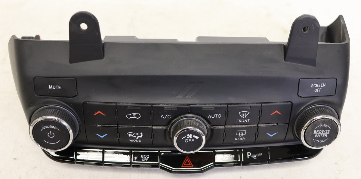 Temperature Control Bezel with Audio Control E169