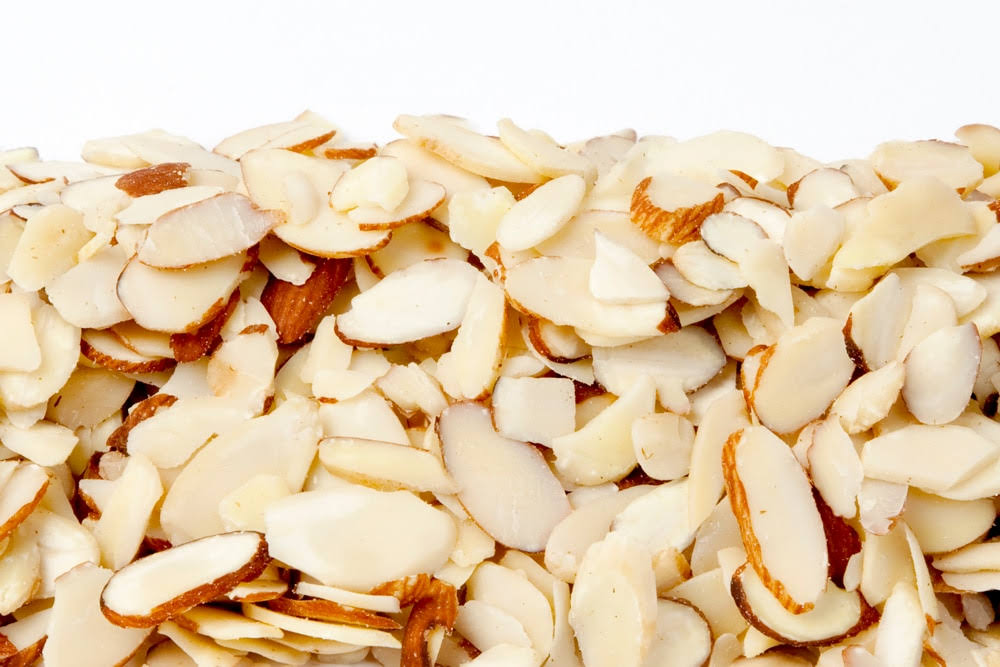 25 Pound Raw Natural Sliced Almonds E183