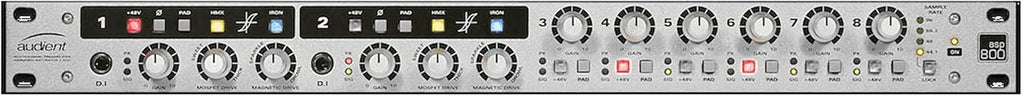 8 Channel Microphone Preamplifier with 2 XLR Mic Cables O1239