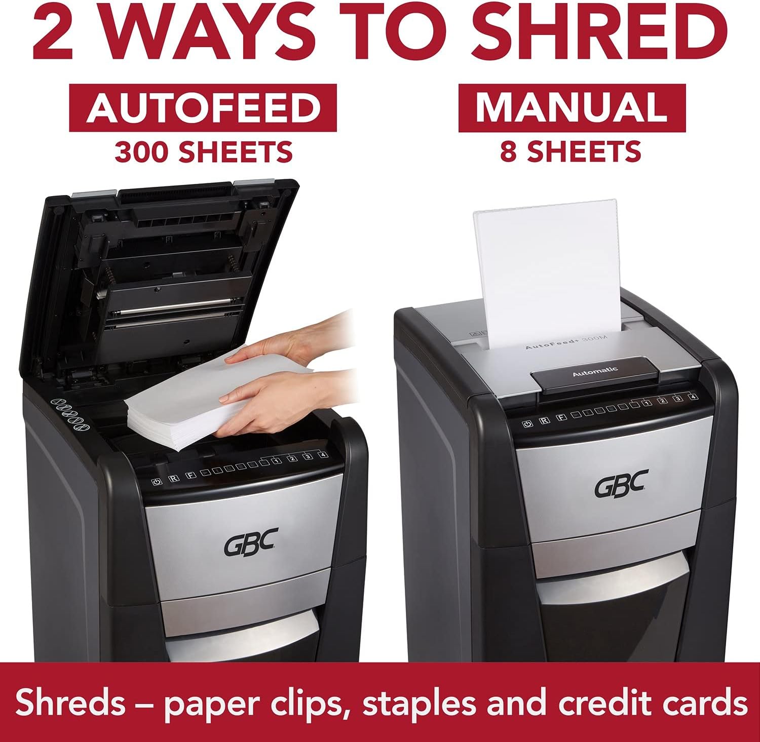 Auto Feed+ 230 Sheet Capacity Micro-Cut Paper Shredder O35245