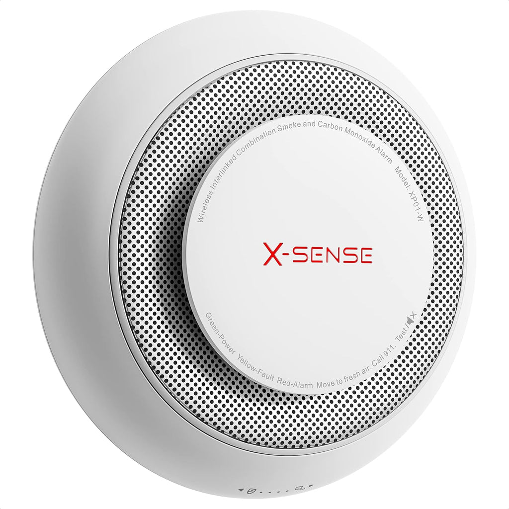 10 Years Battery Wireless Interconnected Combination Smoke and Carbon Monoxide Detector Alarm, 3-Pack U64331