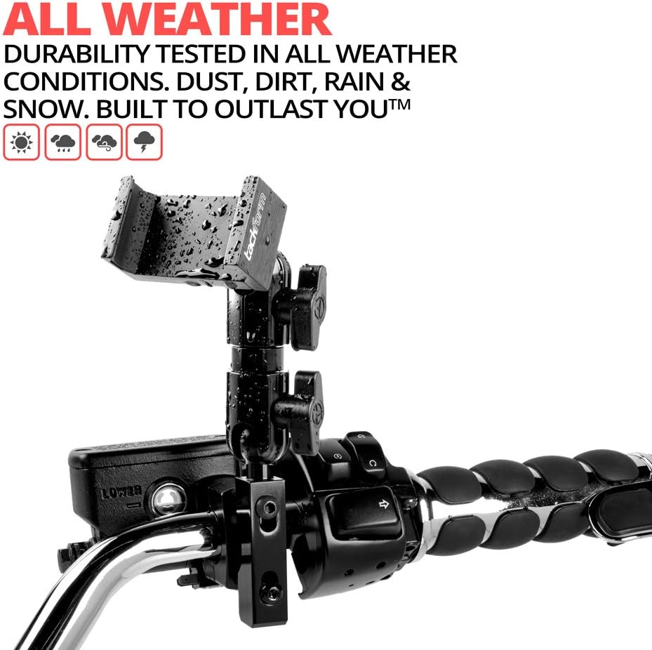 Motorcycle Phone Mount with All Metal Construction Z5605