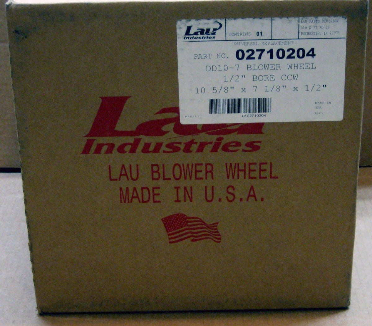 Blower Wheel 10-5/8x22 x 7-1/8x22 x 1/2x22 CCW M5011
