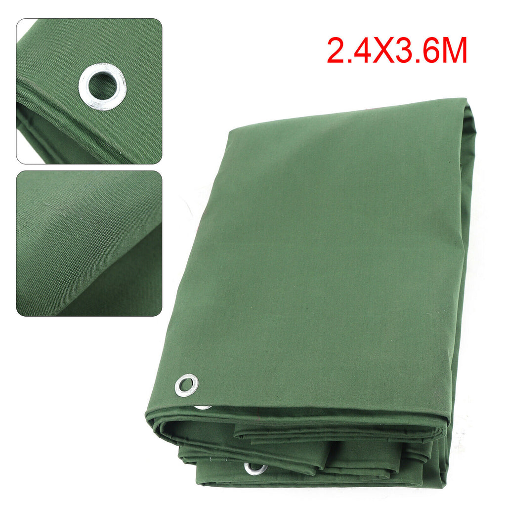 Green Waterproof Canvas Tarp R847454