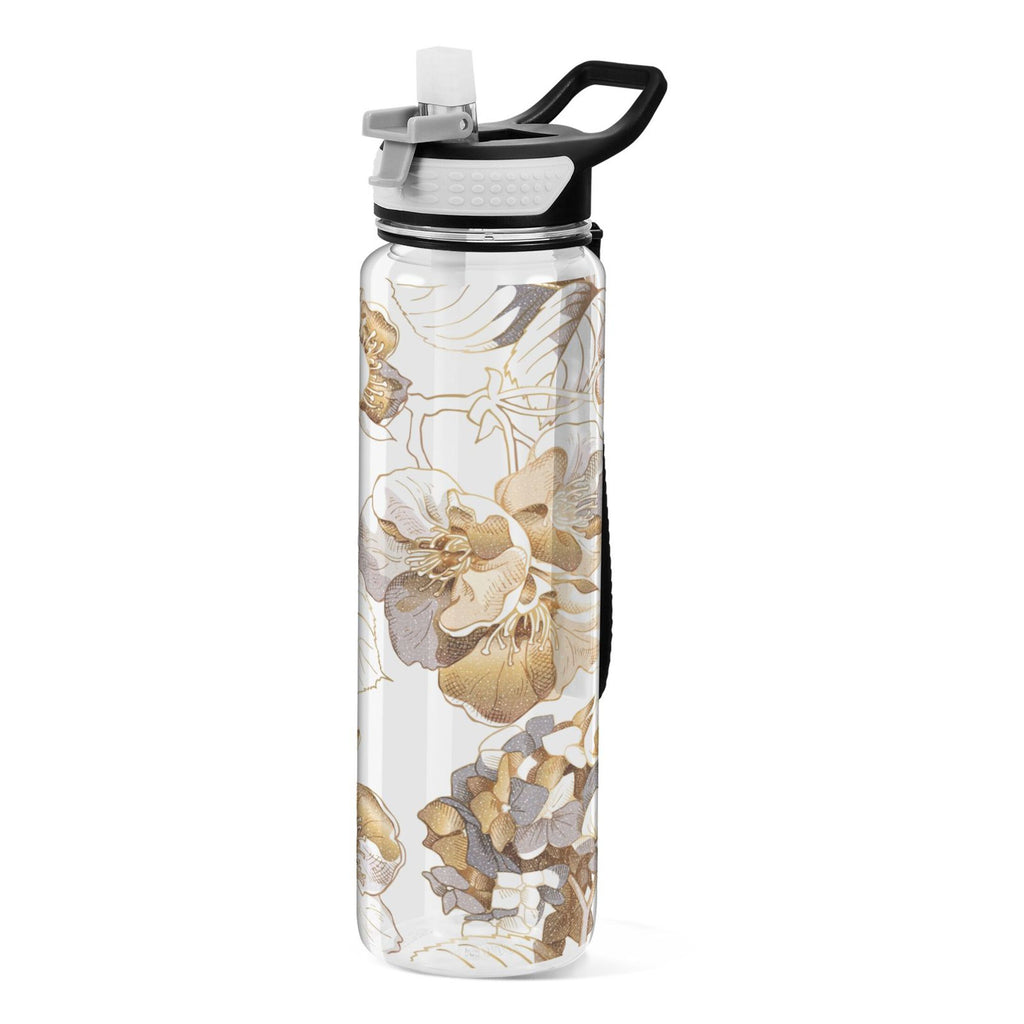 32oz Clear Tritan Water Bottle with Straw O918