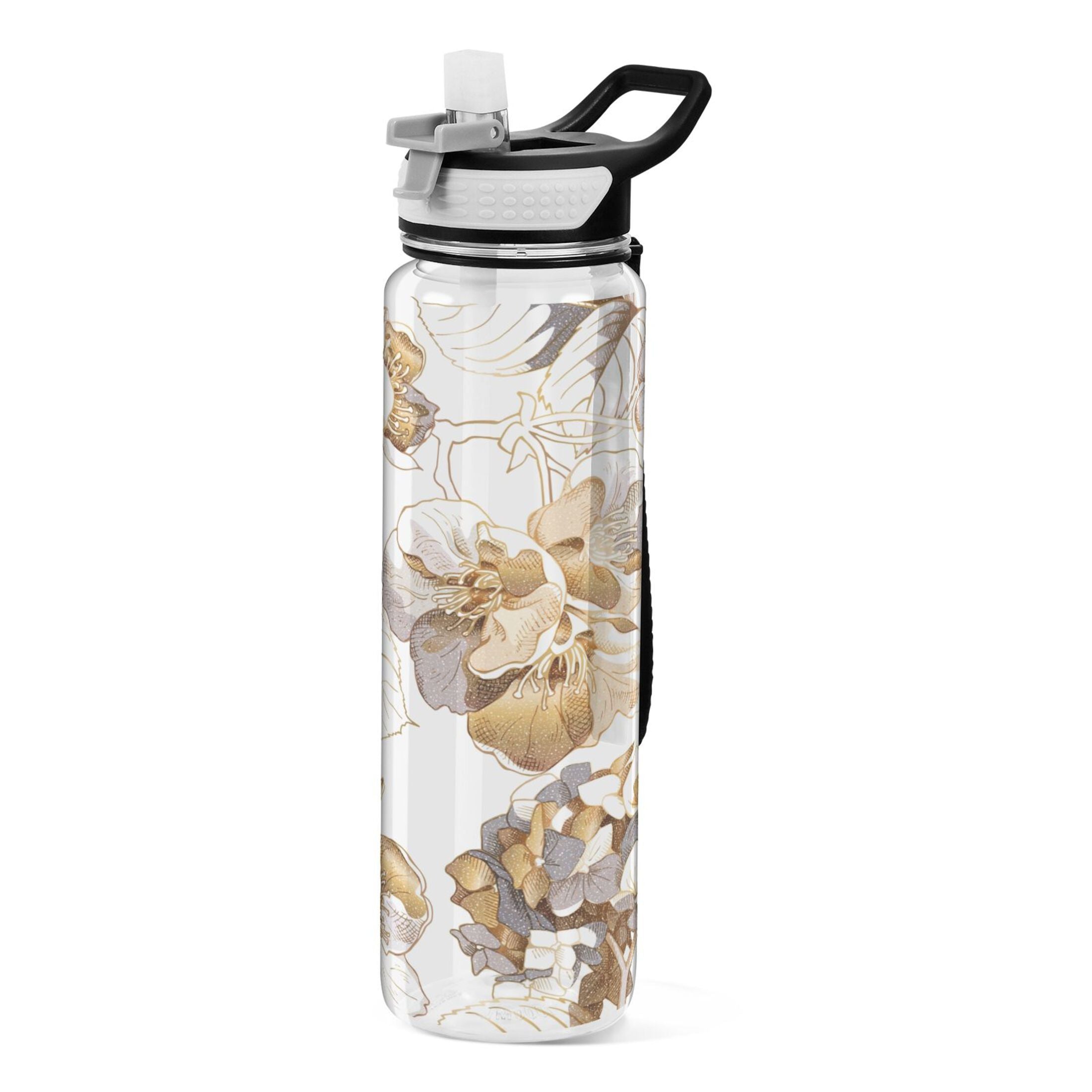 32oz Clear Tritan Water Bottle with Straw O918