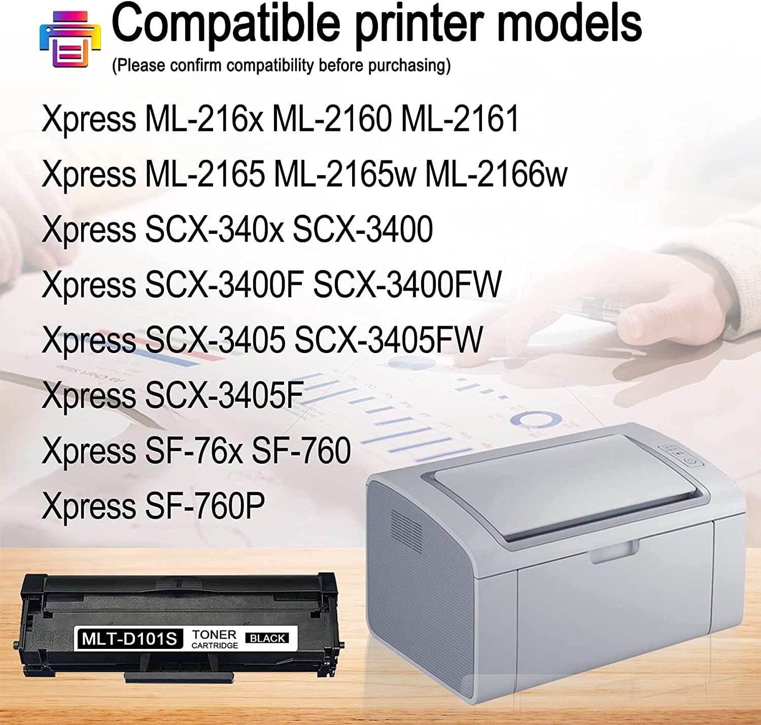 Toner Cartridge for Samsung Xpress SCX-3400 Printer U61466