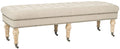 Tufted Bench, Taupe L4200