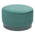 Green Round Ottoman N37784