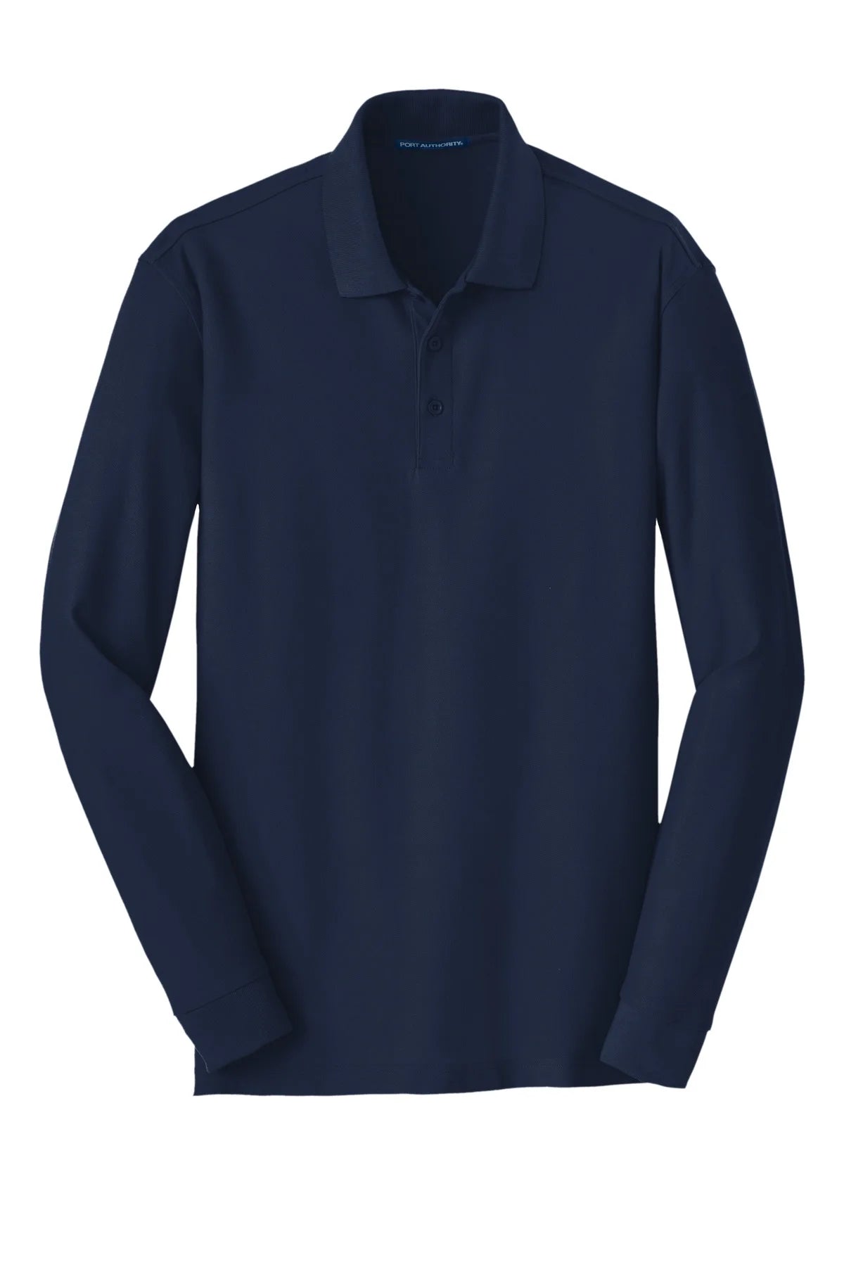 Long Sleeve Pique Polo A130
