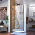 Frameless Hinged Shower Door Brushed Nickel J762965