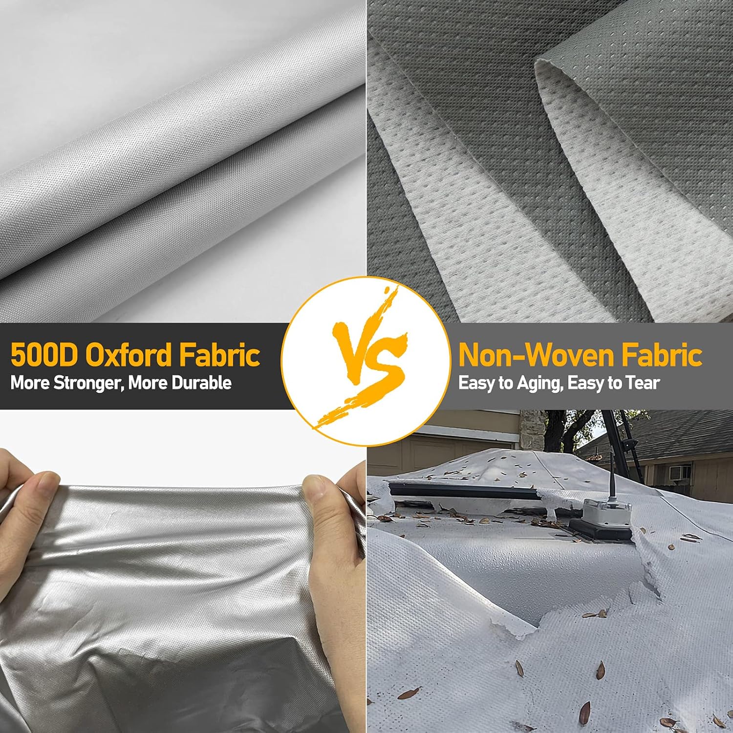 500D Oxford Waterproof Pop-up Camper Cover S48697