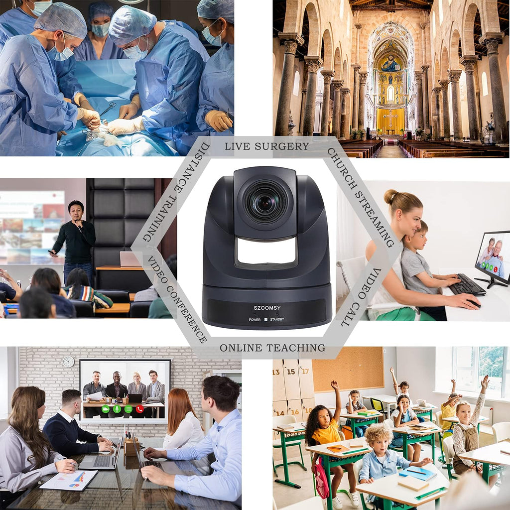 HD 1080P USB PTZ 20X Optical Zoom Webcam J51518